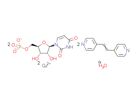 [Cu2(uridine 5'-monophosphate)2(1,2-bis(4-pyridyl)ethylene)2(H2O)2]*7H2O