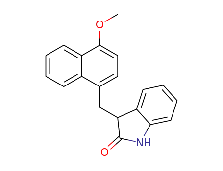 3-((4-methoxynaphthalen-1-yl)methyl)indolin-2-one