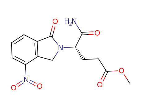 (S)-methyl 5-amino-4-(4-nitro-1-oxoisoindolin-2-yl)-5-oxopentanoate