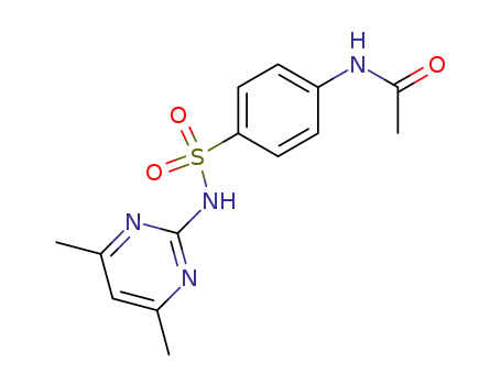 Molecular Structure of 100-90-3 (sulfamethazine-n4-acetyl)