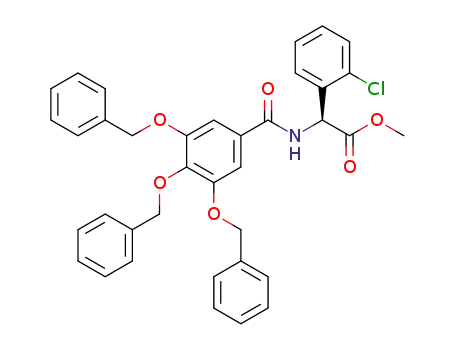 methyl 2-(2-chlorophenyl)-2-(3,4,5-tris(benzyloxy)benzamido)acetate