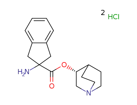 (R)-quinuclidin-3-yl 2-amino-2,3-dihydro-1H-indene-2-carboxylate dihydrochloride