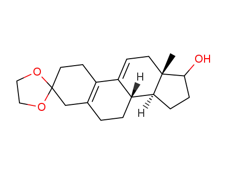 (8S,13S,14S)-13-methyl-1,2,4,6,7,8,12,13,14,15,16,17-dodecahydrospiro[cyclopenta[a]phenanthrene-3,2’-[1,3] dioxolan]-17-ol