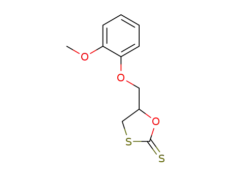 5-((2-methoxyphenoxy)methyl)-1,3-oxathiolane-2-thione