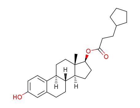 Estra-1,3,5(10)-triene-3,17-diol (17beta)-, 17-cyclopentanepropanoate
