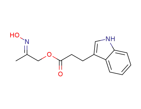 2-(hydroxyimino)propyl 3-(1H-indol-3-yl)propanoate