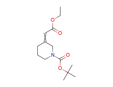 tert-butyl 3-(2-ethoxy-2-oxoethylidene)piperidine-1-carboxylate