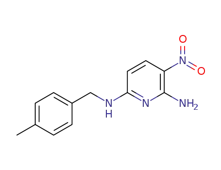 N2-(4-methylbenzyl)-5-nitropyridine-2,6-diamine