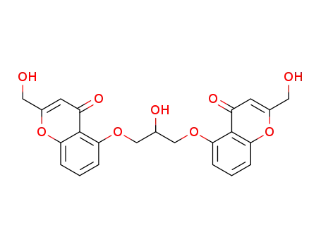 5.5’-[(2-hydroxy-1,3-propanediyl)bis-(oxy)]bis-[4-oxo-4H-1-benzopyran-2-ethanol]