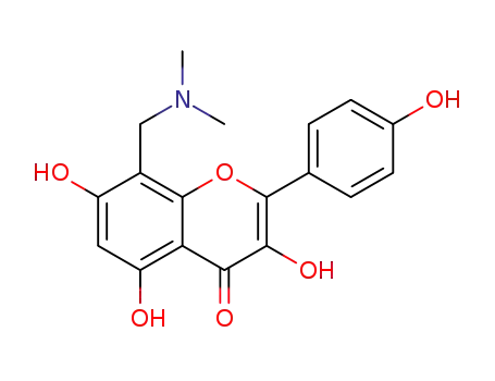 8-((dimethylamino)methyl)-3,5,7-trihydroxy-2-(4-hydroxyphenyl)-4H-chromen-4-one