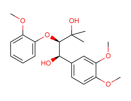 erythro-1-(3,4-dimethoxyphenyl)-3,3-dimethyl-2-(2-methoxyphenoxy)-1,3-propanediol
