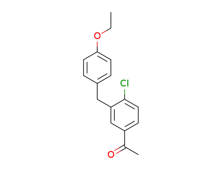 1-(4-chloro-3-(4-ethoxybenzyl)phenyl)ethanone