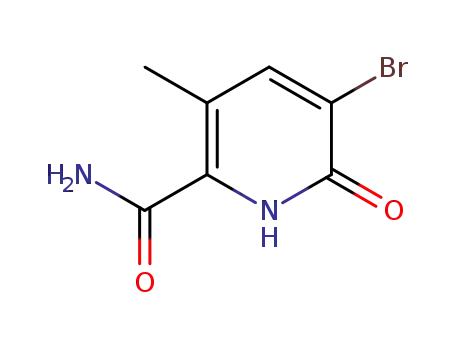 5-bromo-3-methyl-6-oxo-1,6-dihydropyridine-2-carboxamide