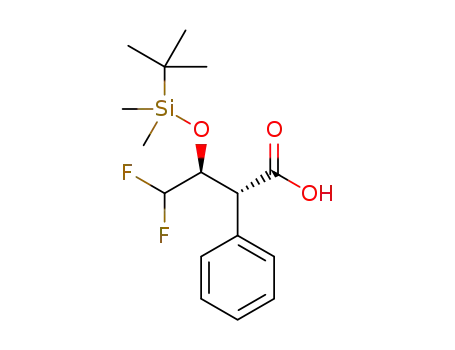 (2R,3S)-3-((tert-butyldimethylsilyl)oxy)-4,4-difluoro-2-phenylbutanoic acid