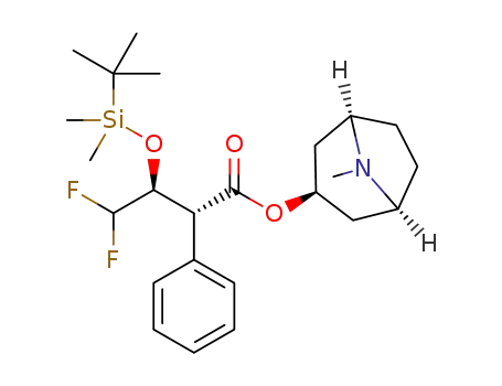 (1R,3r,5S)-8-methyl-8-azabicyclo[3.2.1]octan-3-yl (2R,3S)-3-((tert-butyldimethylsilyl)oxy)-4,4-difluoro-2-phenylbutanoate