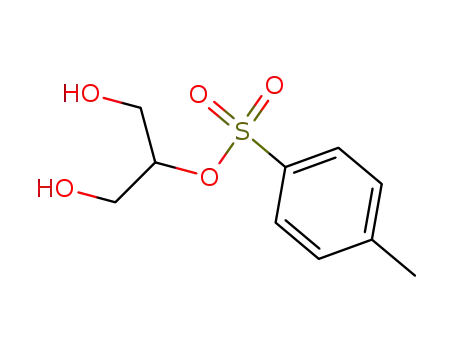 Molecular Structure of 73684-56-7 (1,2,3-Propanetriol, 2-(4-methylbenzenesulfonate))