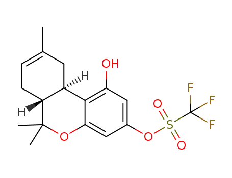 (6aR,10aR)-1-hydroxy-6,6,9-trimethyl-6a,7,10,10a-tetrahydro-6H-benzo[c]chromen-3-yl trifluoromethanesulfonate