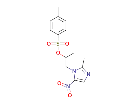 1-(2-methyl-5-nitro-1H-imidazol-1-yl)propan-2-yl 4-methylbenzenesulfonate