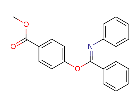 4-(N-phenyl-benzimidoyloxy)-benzoic acid methyl ester