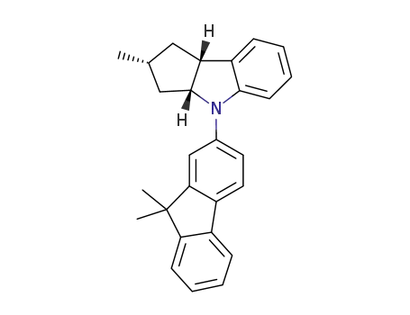 (2R*,3aR*,8bR*)-2-methyl-4-(9,9-dimethyl-9H-fluorenene-2-yl)- 1,2,3,3a,4,8b-hexahydrocyclopenta[b]indole