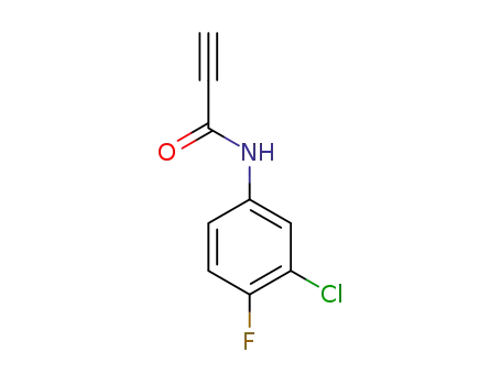 N-(3-chloro-4-fluorophenyl)prop-2-ynamide
