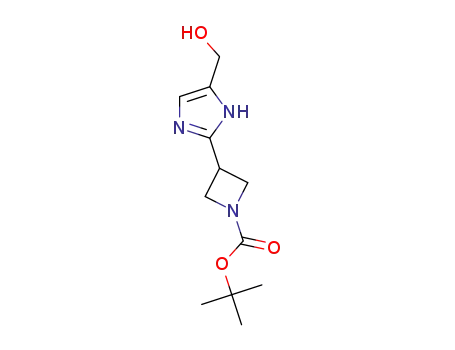 tert-butyl 3-(5-(hydroxymethyl)-1H-imidazol-2-yl)azetidine-1-carboxylate