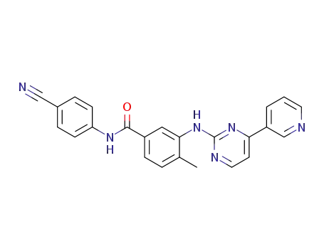 N-(4-cyanophenyl)-4-methyl-3-((4-(pyridin-3-yl)pyrimidin-2-yl)amino)benzamide