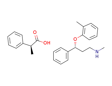 R-(-)-atomoxetine-S-(+)-mandelate