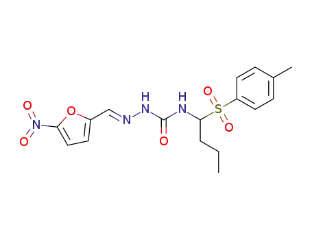 (E)-1-[(5-nitro-2-furyl)methylene]-4-(1-tosylbut-1-yl)semicarbazide