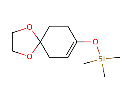 Molecular Structure of 144810-01-5 (Silane, (1,4-dioxaspiro[4.5]dec-7-en-8-yloxy)trimethyl-)