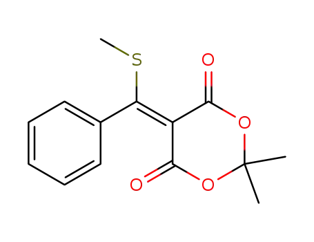 5-(1-methylsulfanyl-1-phenylmethylene)-2,2-dimethyl-1,3-dioxane-4,6-dione