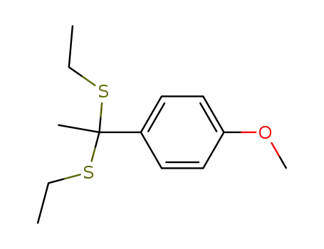 1-(1,1-Bis-ethylsulfanyl-ethyl)-4-methoxy-benzene