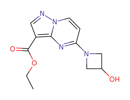 ethyl 5-(3-hydroxyazetidin-1-yl)pyrazolo[1,5-a]pyrimidine-3-carboxylate