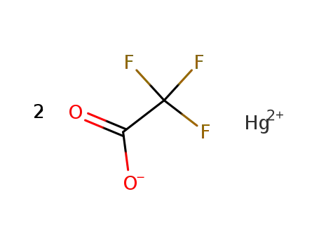 Molecular Structure of 13257-51-7 (Mercuric trifluoroacetate)