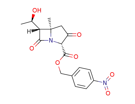 (p-nitrophenyl)methyl 6-(1-hydroxyethyl)-5-methyl-3,7-dioxoazabicyclo[3.2.0]heptane-2-carboxylate