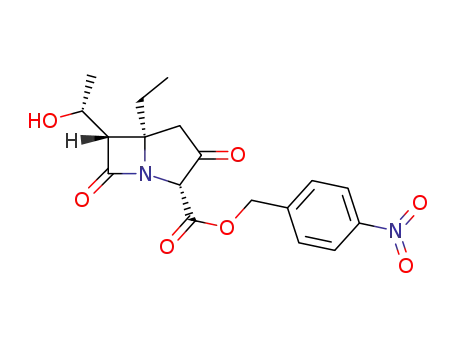 (p-nitrophenyl)methyl 5-ethyl-6-(1-hydroxyethyl)-3,7-dioxoazabicyclo[3.2.0]heptane-2-carboxylate