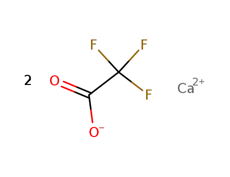 Molecular Structure of 60884-90-4 (Acetic acid, trifluoro-, calcium salt)
