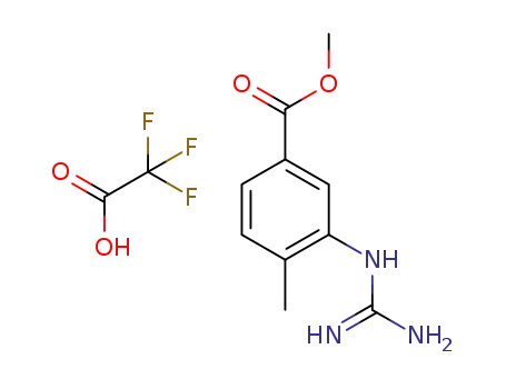 methyl 3-guanidino-4-methylbenzoate trifluoroacetate