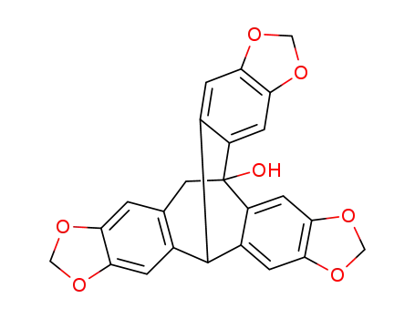 7,8,16,17-bis(methylenedioxy)-5,11-dihydro-10H-5,10-[1,2]benzenobenzo[4',5']cyclohepta[1',2':4,5]benzo[1,2-d][1,3]dioxol-10-ol