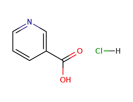 Molecular Structure of 636-79-3 (NICOTINIC ACID HYDROCHLORIDE)