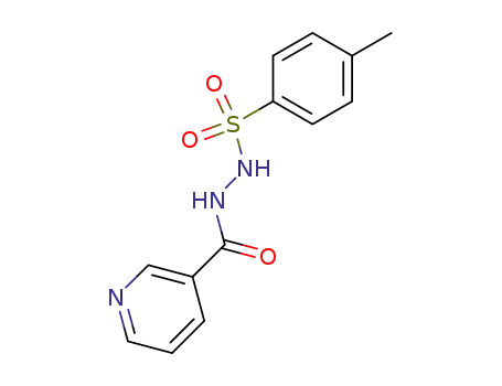 Molecular Structure of 6281-93-2 (NICOTINIC ACID, 2-((p-TOLYL)SULFONYL)HYDRAZIDE)