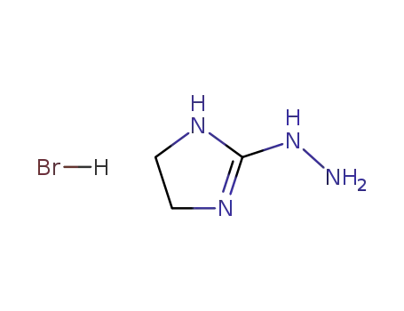 Molecular Structure of 55959-84-7 (2-HYDRAZINO-2-IMIDAZOLINE HYDROBROMIDE)
