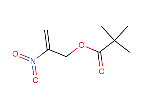 Molecular Structure of 78551-14-1 (Propanoic acid, 2,2-dimethyl-, 2-nitro-2-propenyl ester)