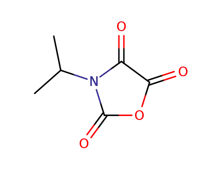 Molecular Structure of 91467-24-2 (Oxazolidinetrione, (1-methylethyl)-)