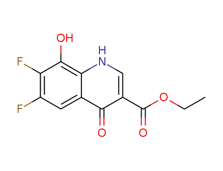 6,7-difluoro-8-hydroxy-1,4-dihydro-4-oxoquinoline-3-carboxylic acid ethyl ester