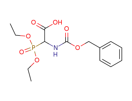 2-Benzyloxycarbonylamino-2-(diethoxyphosphinyl)-acetic acid