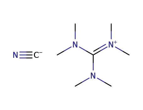 Molecular Structure of 68897-45-0 (Methanaminium, N-[bis(dimethylamino)methylene]-N-methyl-, cyanide (9CI))