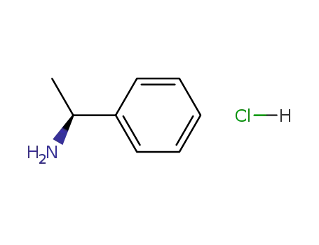 Molecular Structure of 17279-30-0 ((S)-1-Phenylethaneamine·hydrochloride)