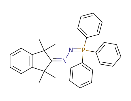 Molecular Structure of 74768-85-7 (2H-Inden-2-one, 1,3-dihydro-1,1,3,3-tetramethyl-,
(triphenylphosphoranylidene)hydrazone)