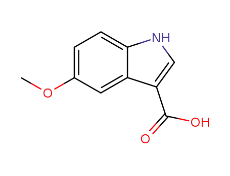 Molecular Structure of 10242-01-0 (5-Methoxy-3-indolecarboxylic acid)